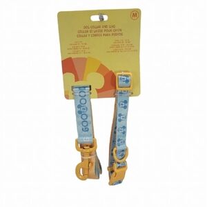 Disney Tails Mickey Mouse Feeling Good Dog Collar And Lead Leash Medium M New